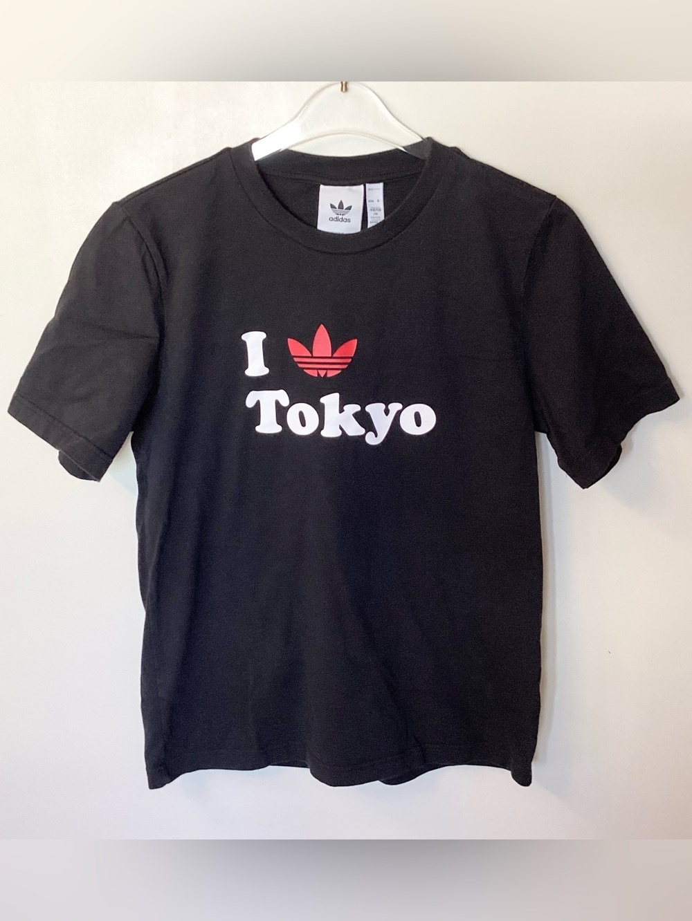 Adidas Originals Short Sleeve I Love Tokyo T-Shirt - Black - S